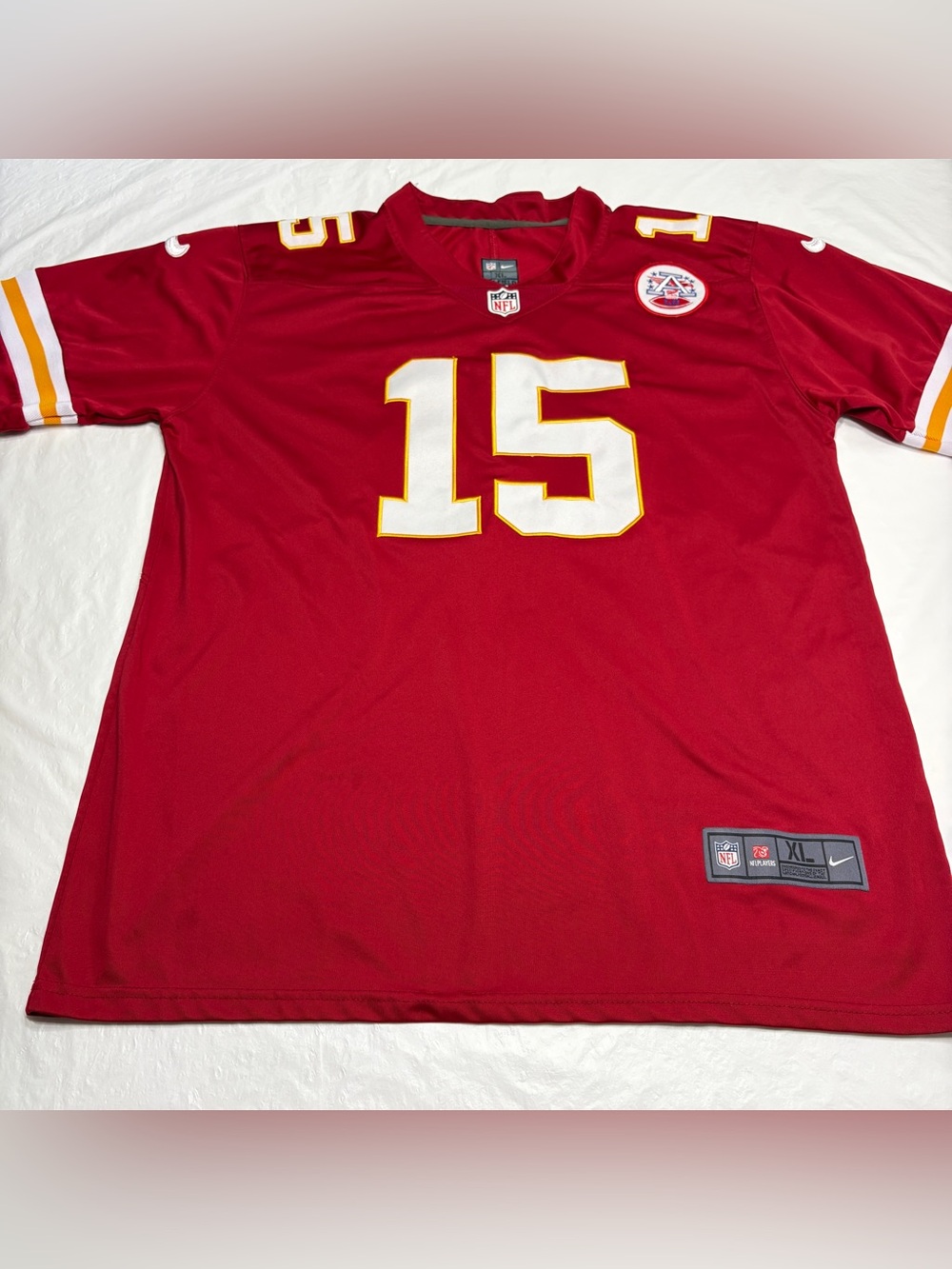 Nike NFL Patrick Mahomes #15 Kansas City Chiefs On Field Jersey Men's XL